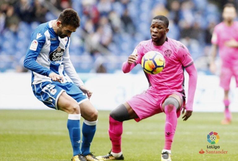 Adrián y Lerma en el partido disputado en Riazo