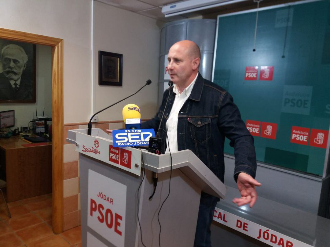 Momento de la intervención de José Luis HIdalgo