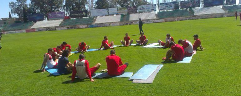 Imagen de un entrenamiento del Toledo