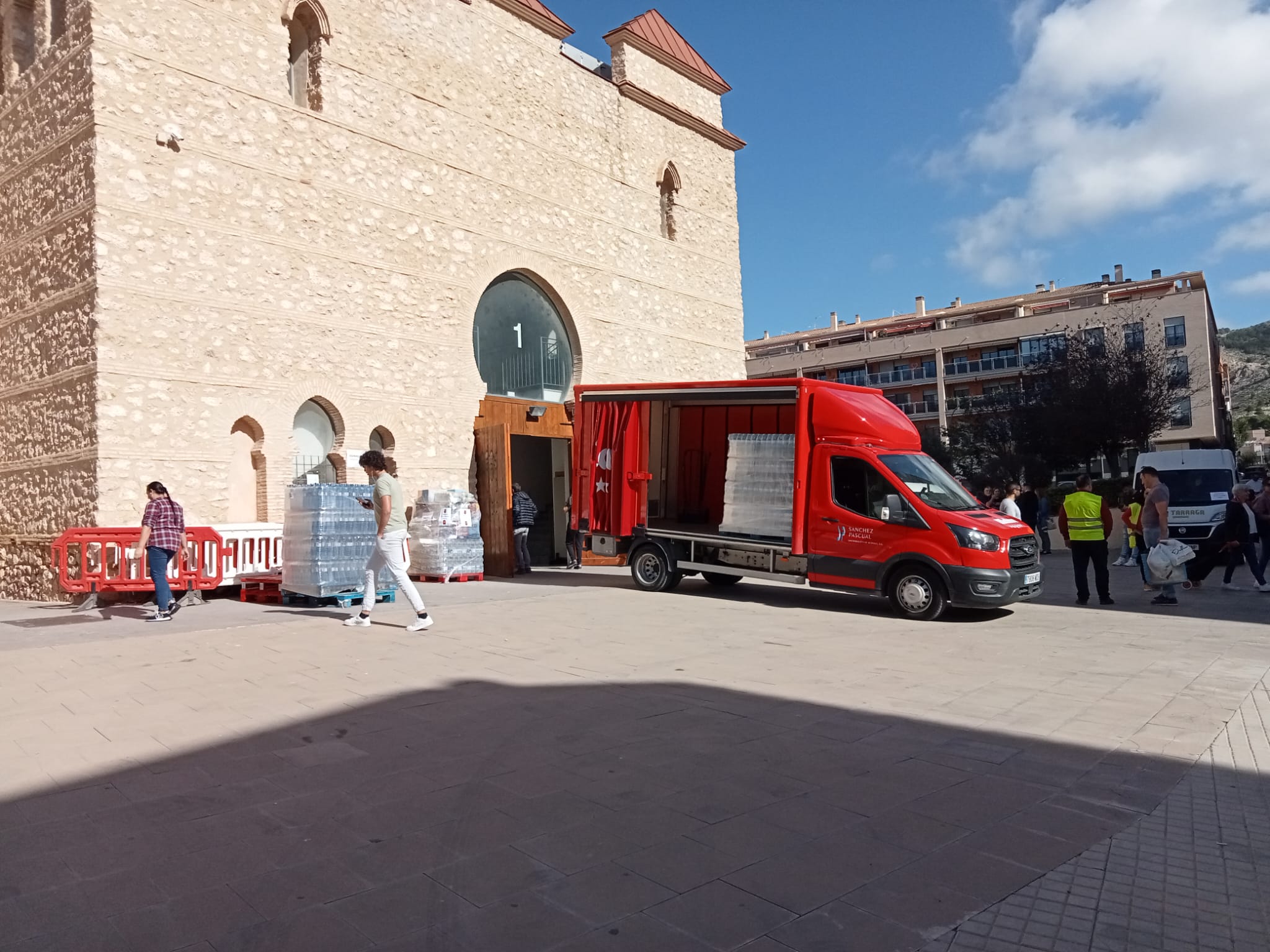 Material recogido en la Plaza de toros