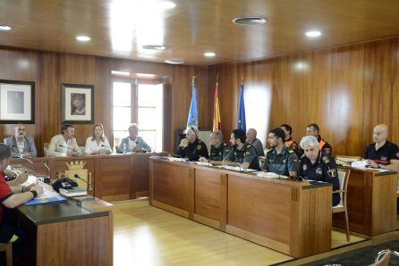 Momento de la reunión de coordinación, celebrada en Xàbia.