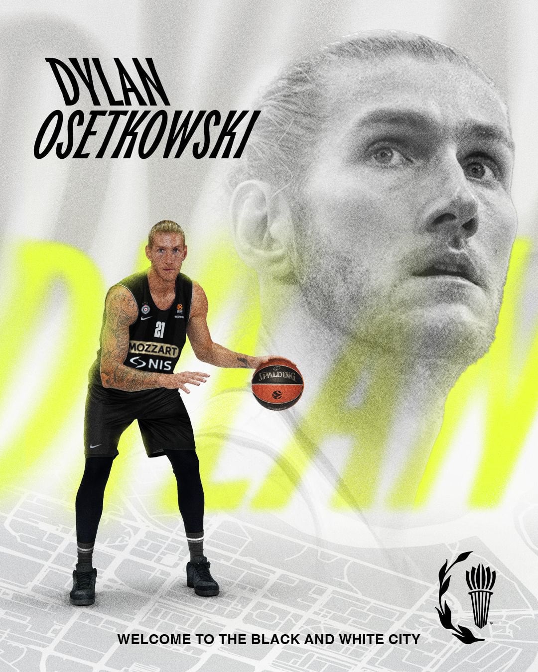 El ex jugador del Unicaja Dylan Osetkowski, nuevo jugador del Partizan de Belgrado
