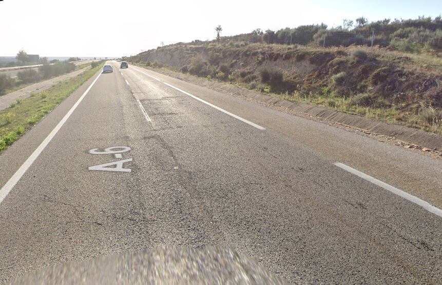 Autovía del Noroeste a su paso por El Manzanal