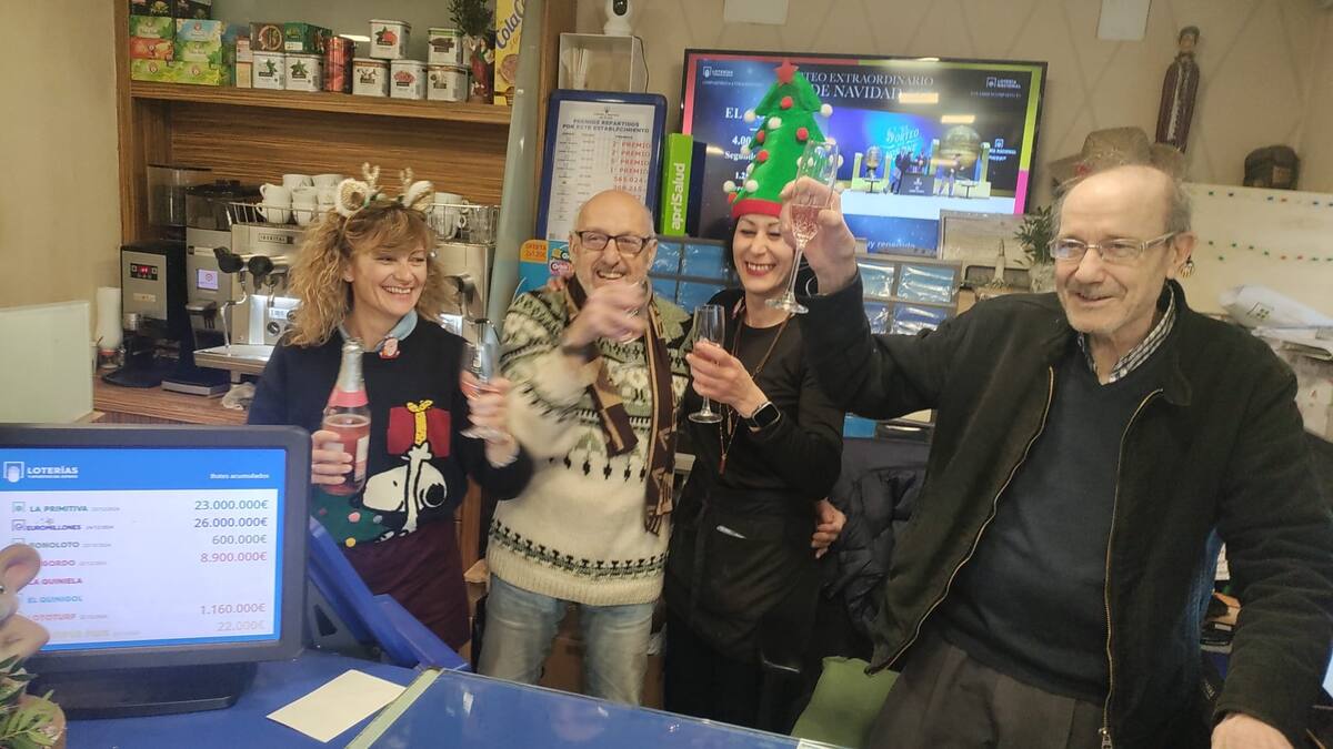 El tercer, cuarto y quinto premio del sorteo de la Lotería Nacional de Navidad cae también en Gandia