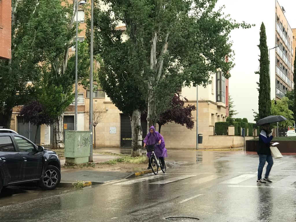 La lluvia ha caído con fuerza en algunos momentos