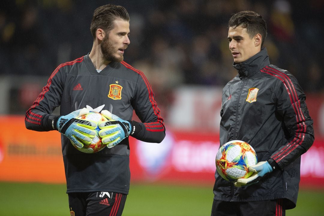 De Gea y Kepa se entrenan con la Selección Española