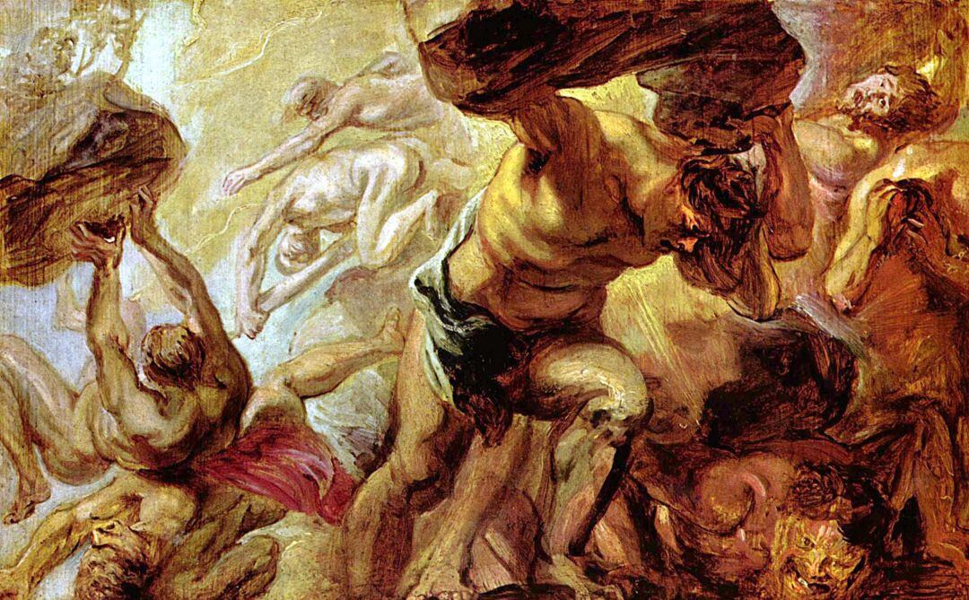 &#039;La caída de los Titanes&#039;, de Rubens.