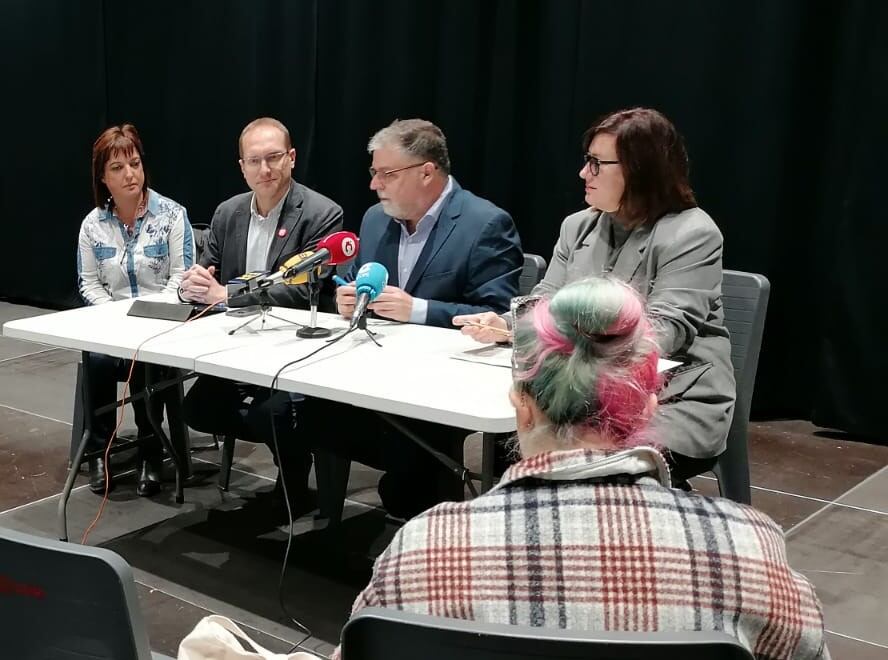 Momento de la rueda de prensa