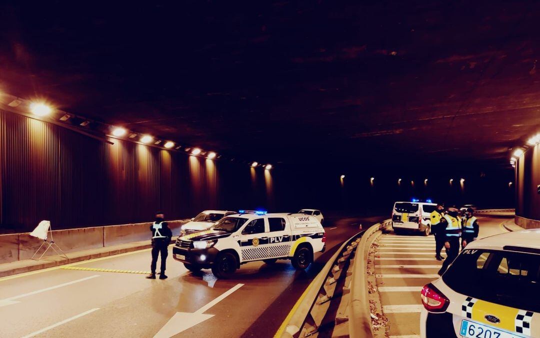 Control de la Policía Local en València