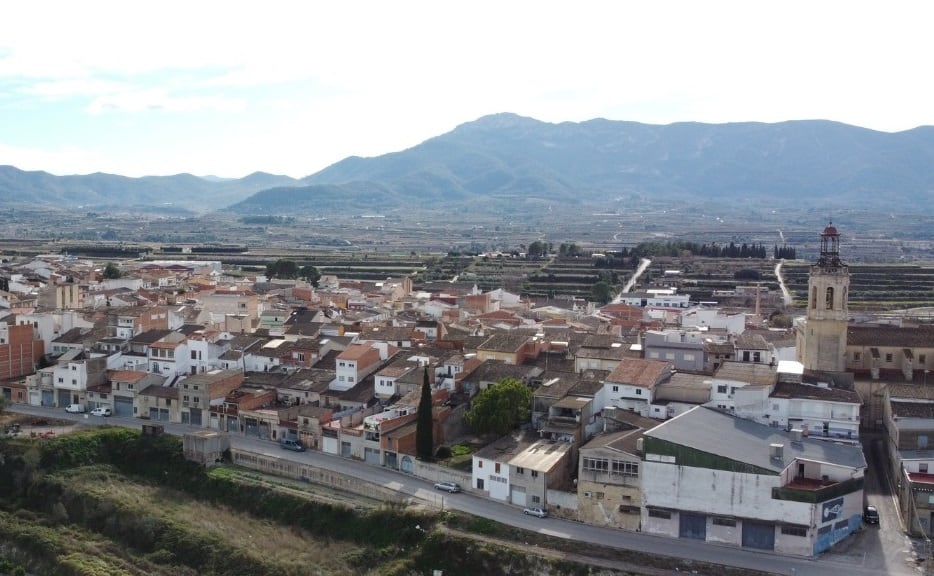 Vista panoràmica de La Pobla del Duc