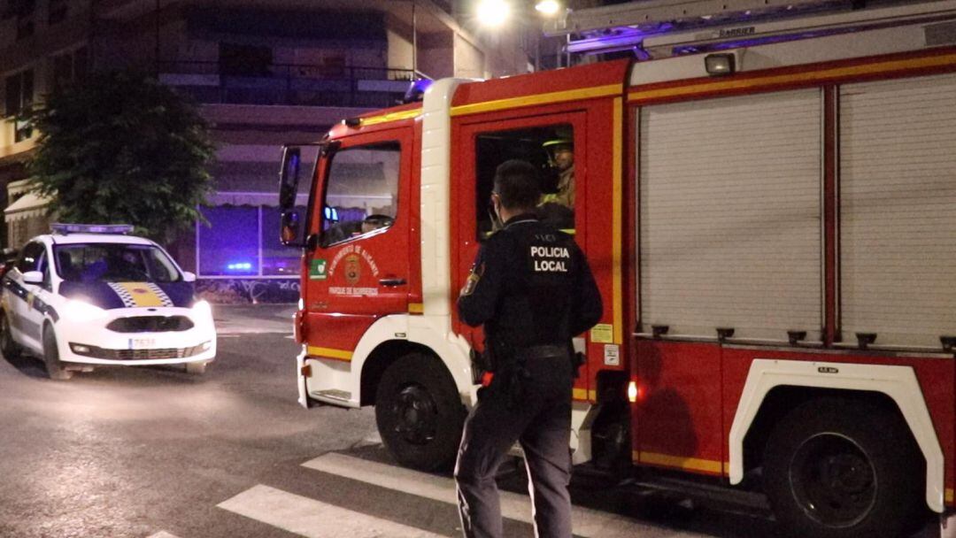 Imagen del dispositivo nocturno durante la noche de Halloween