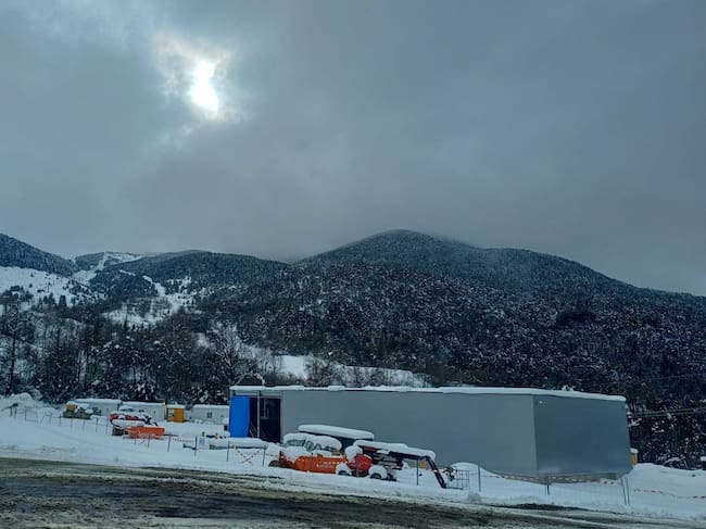 Obras para la futura telecabina Benasque-Cerler. Foto: Elena Fortuño