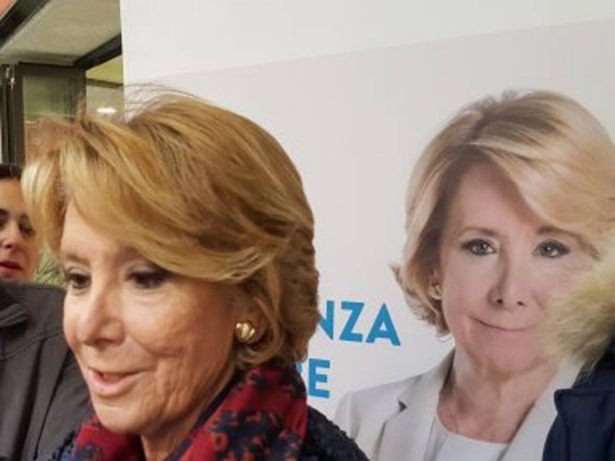 Esperanza Aguirre en Palencia: "Rajoy ha hecho una excelente elección"