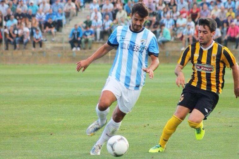 Marrufo en su etapa en el Atlético Malagueño.