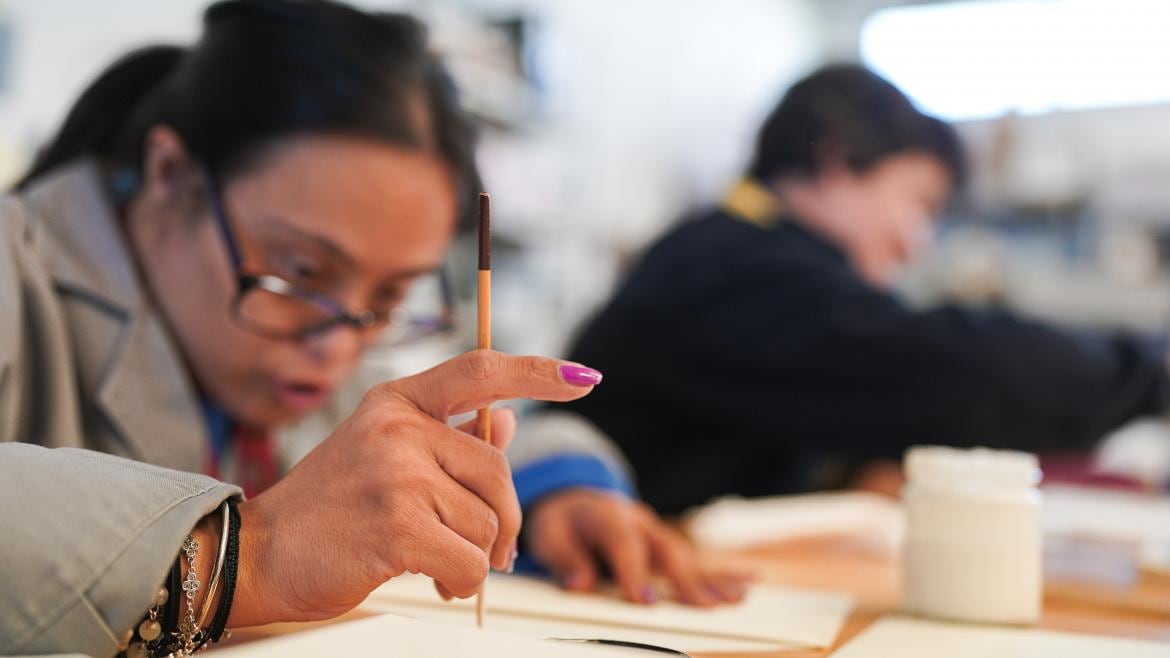 Personas con discapacidad intelectual en el Centro Ocupacional de Lozoyuela-Navas-Sieteiglesias