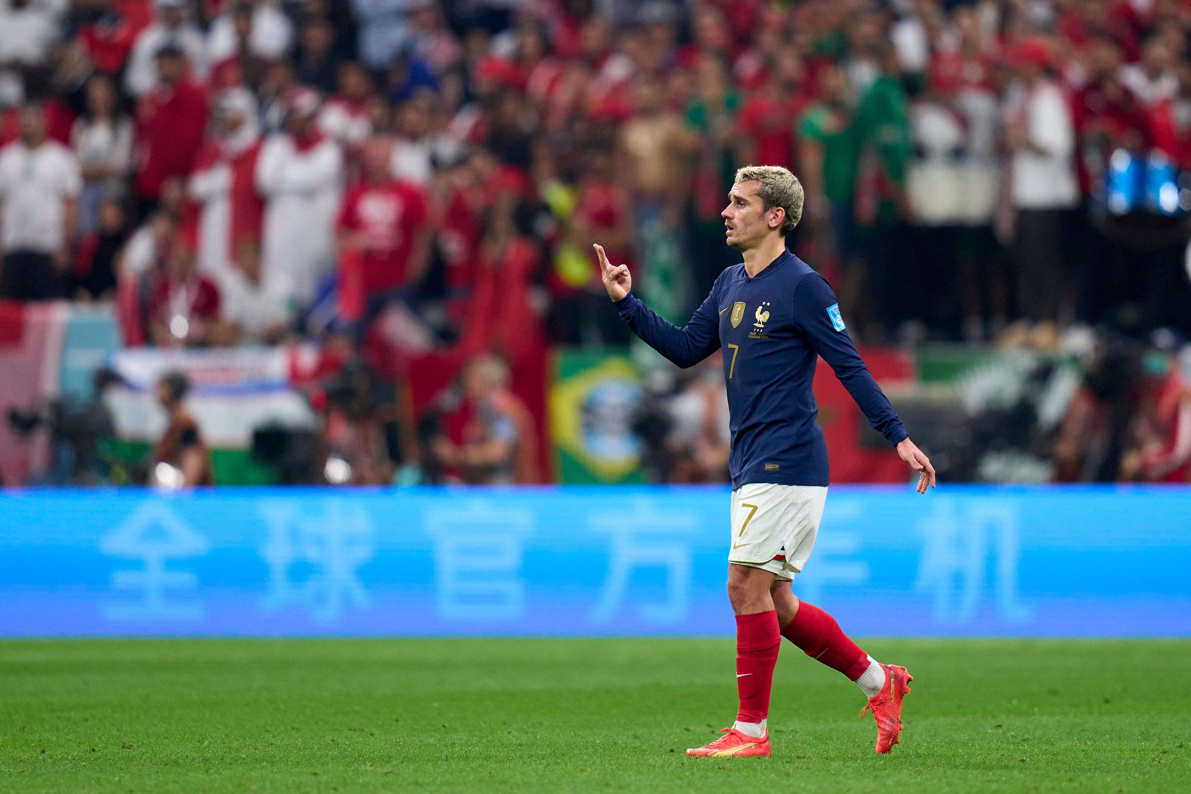 Antoine Griezmann, durante el Francia 2-0 Marruecos,