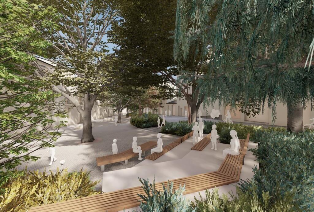 Imatge de com serà el carrer Sant Antoni després de les obres