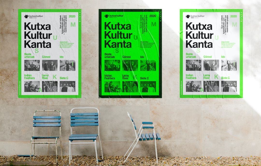 Cartel promocional de Kutxa Kultur Kanta