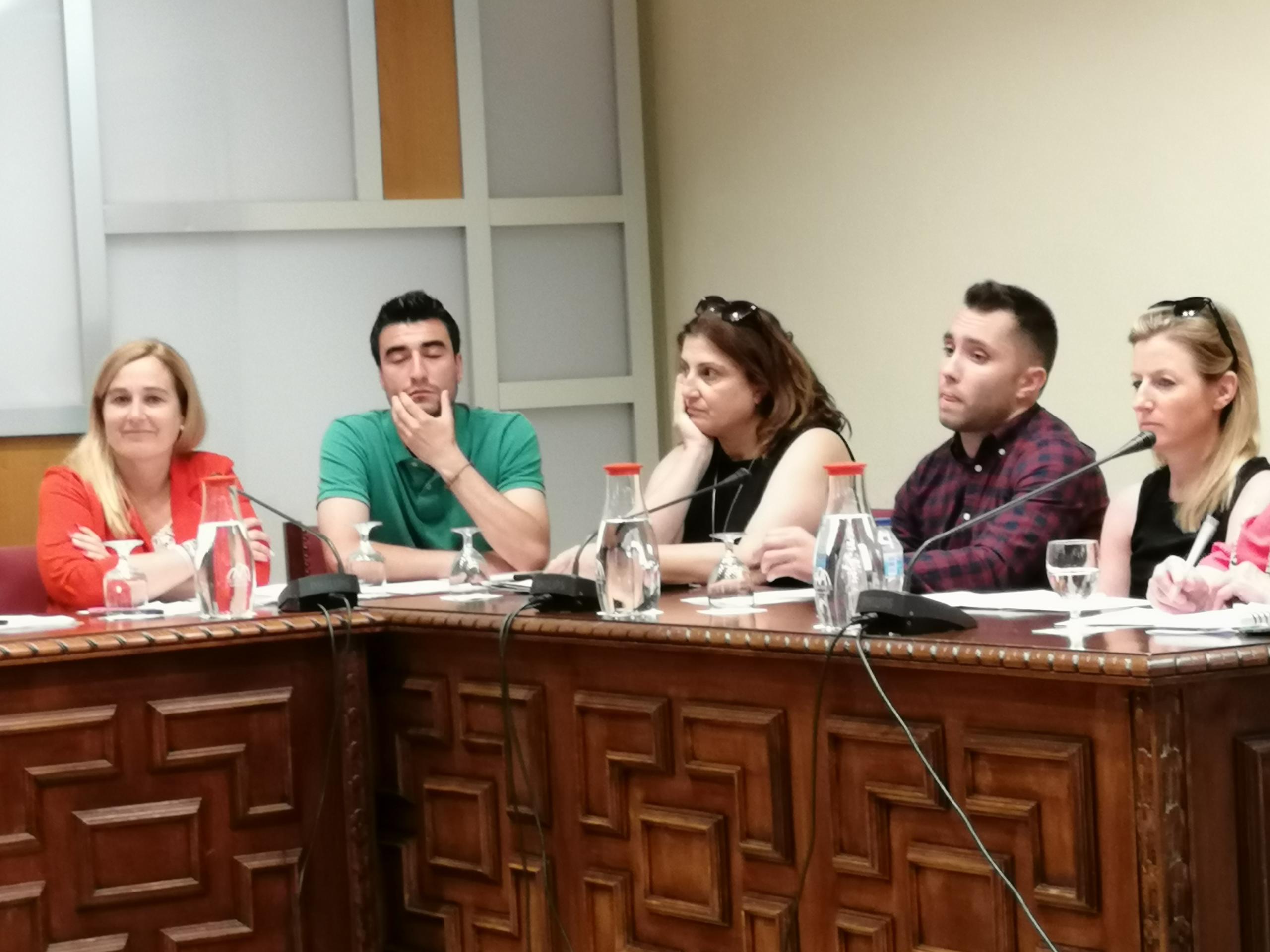 Grupo Municipal Socialista en el pleno de este martes