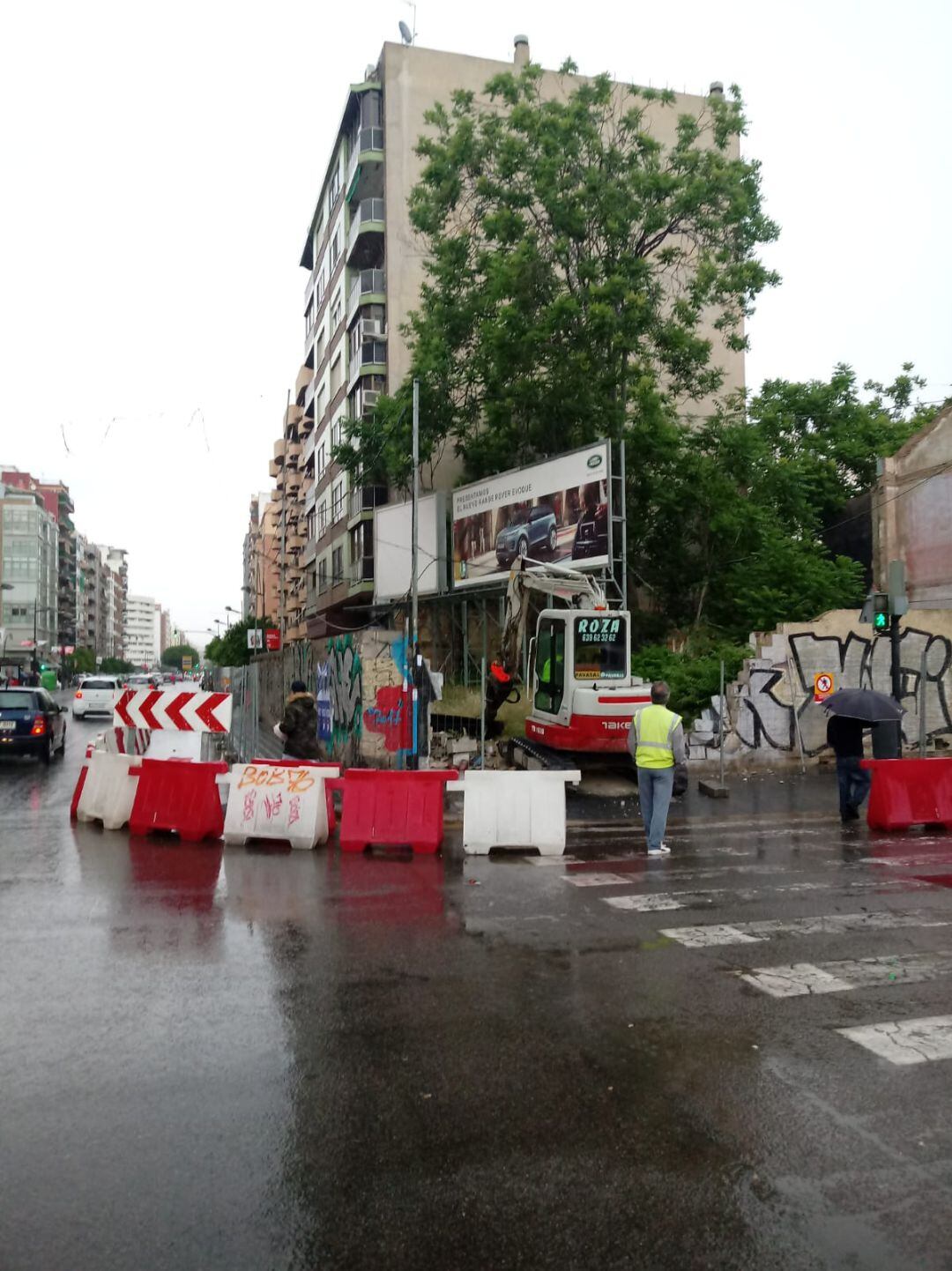 Calle San Vicente con Amparo Iturbi 