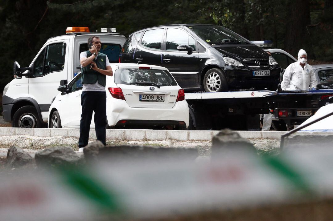 El coche de la exesquiadora olímpica Blanca Fernández Ochoa ,un Mercedes clase A negro, desaparecida desde el pasado 23 de agosto