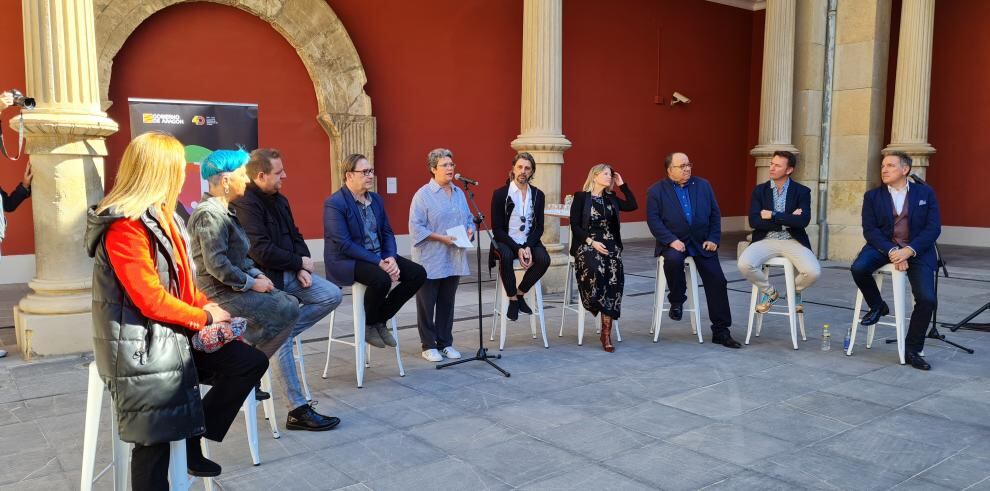 Acto de apoyo a la candidatura de la Jota