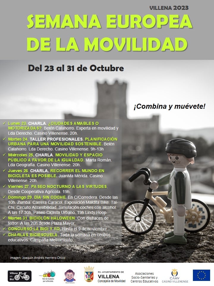 Cartel de las actividades