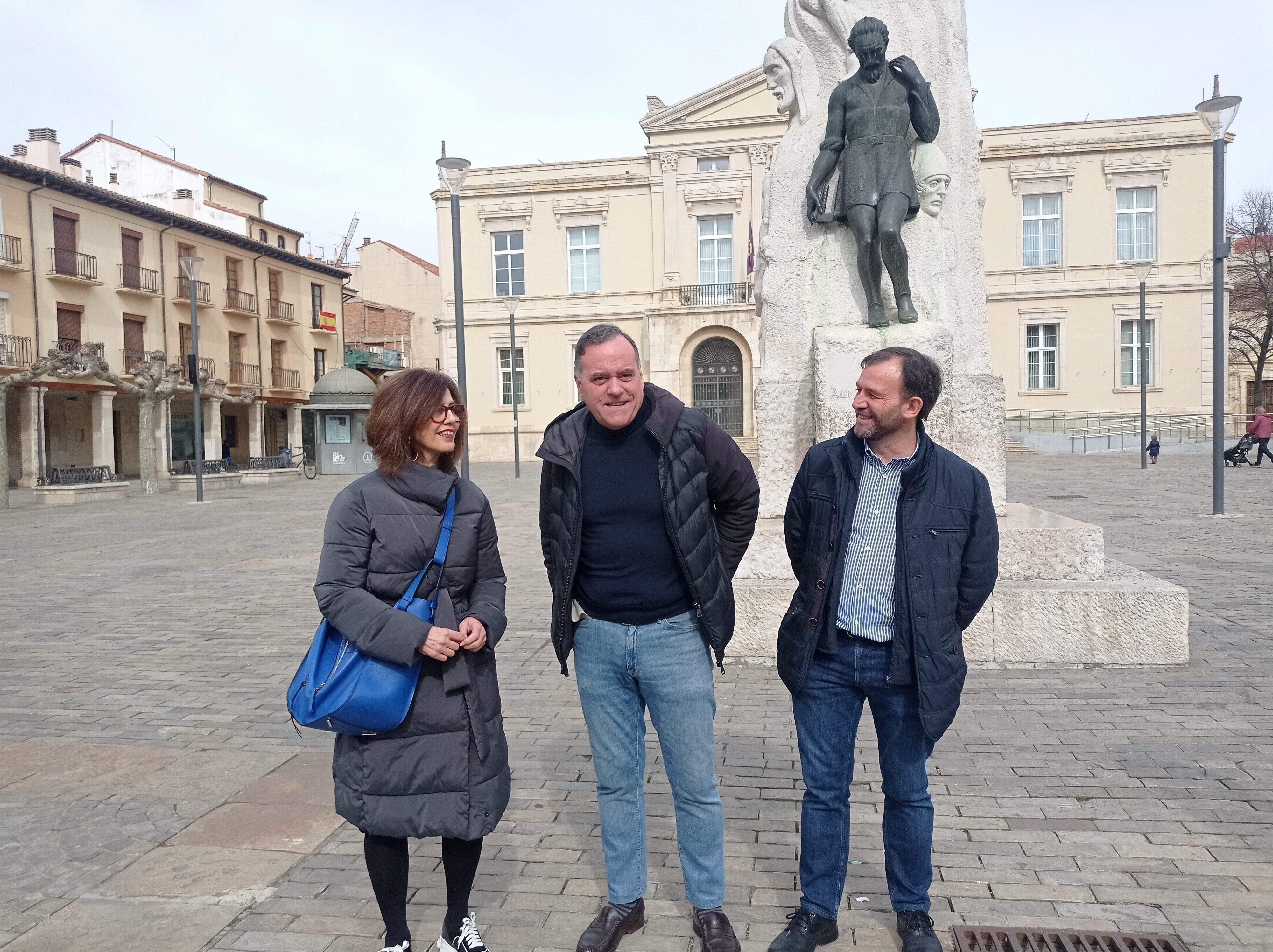 Maribel Contreras, Domiciano Curiel y Rafael Carreño de Vamos Palencia