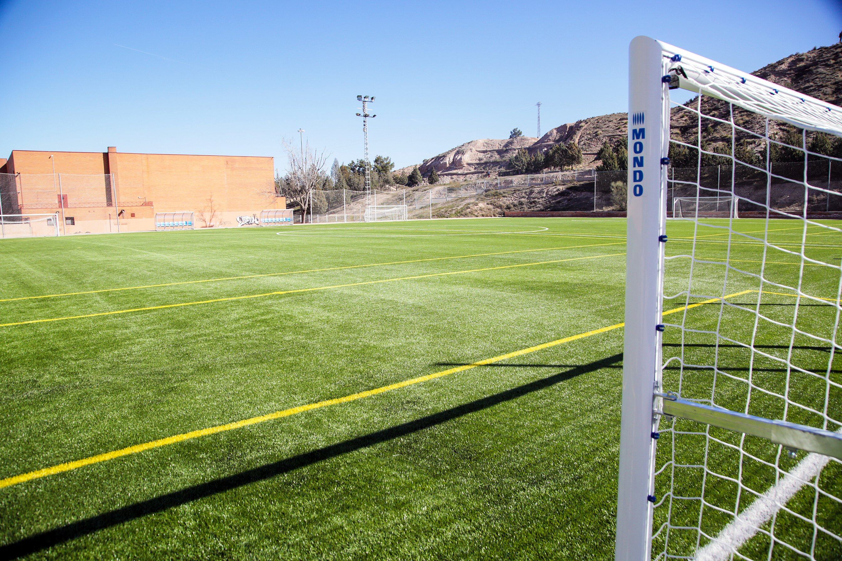 Imagen de archivo del campo de fútbol de Santa Bárbara en Toledo