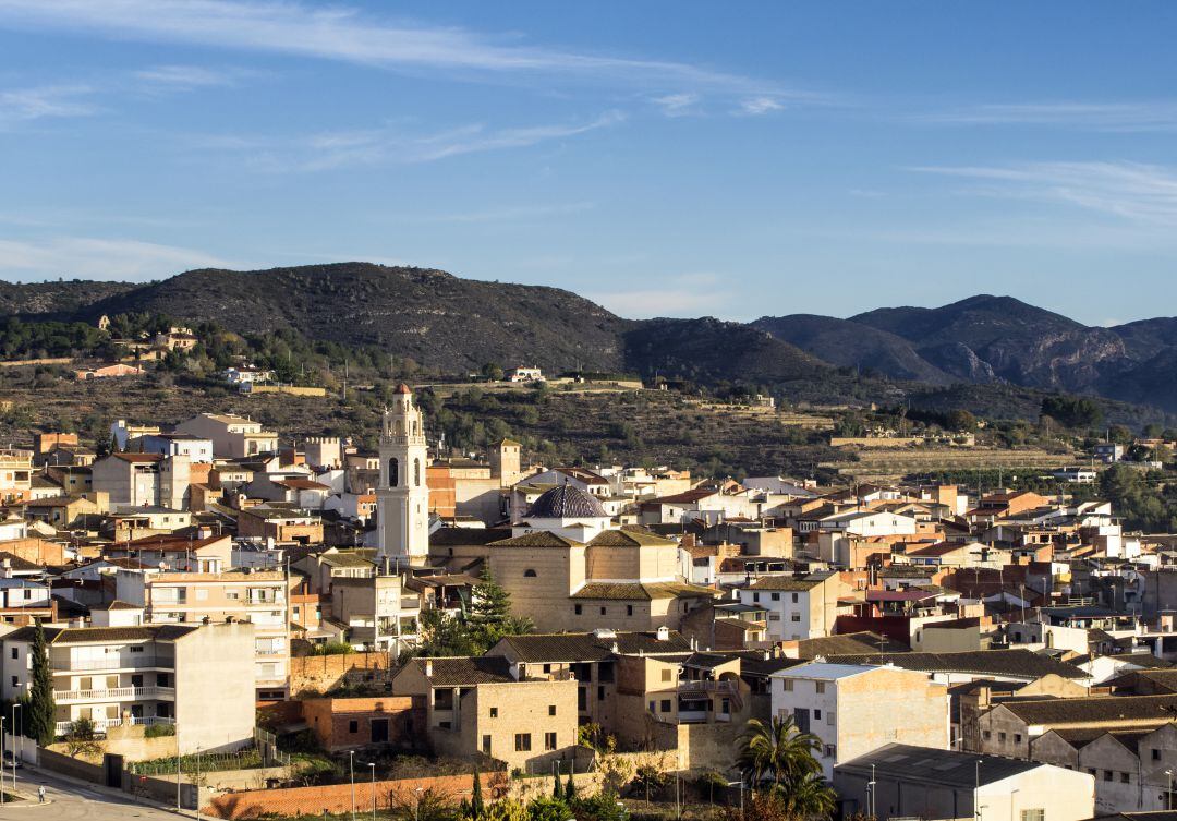 Imatge de la localitat de Llutxent, la que té més beneficiaris de tota la provincia de València