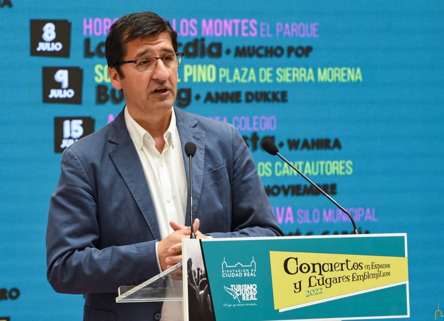 Jose Manuel Caballero, presenta los conicertos en espacios y lugares emblemáticos 2022