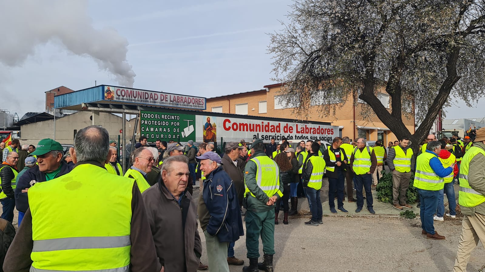 Agricultores de varias provincias de Castilla-La Mancha se han concentrado en Madridejos