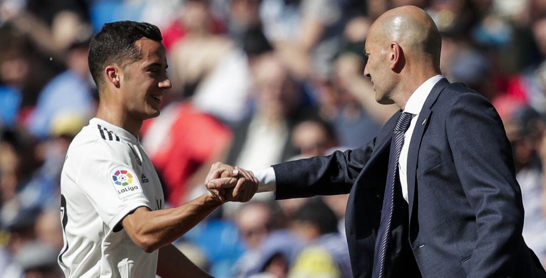 Lucas Vázquez y Zidane