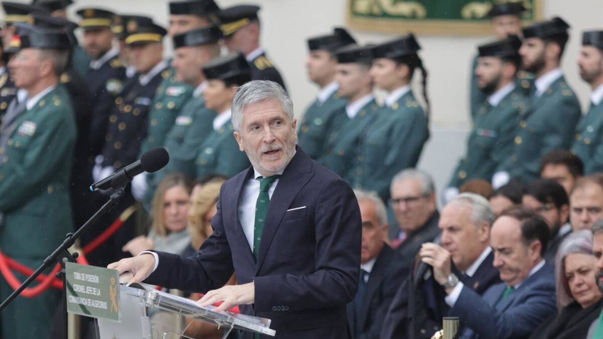 Grande-Marlaska interviene en la toma de posesión del nuevo jefe de la Comandancia