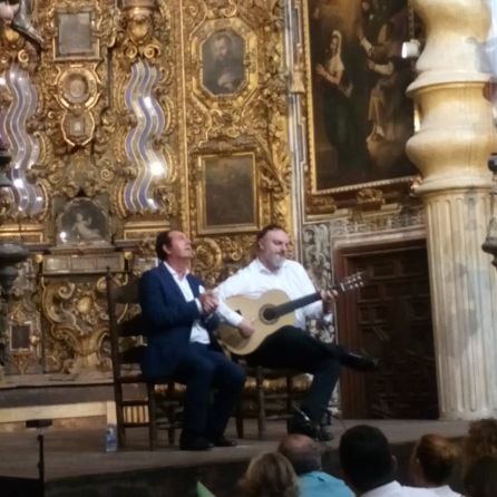 El cantaor Pepe Rueda en San Luis de los Franceses