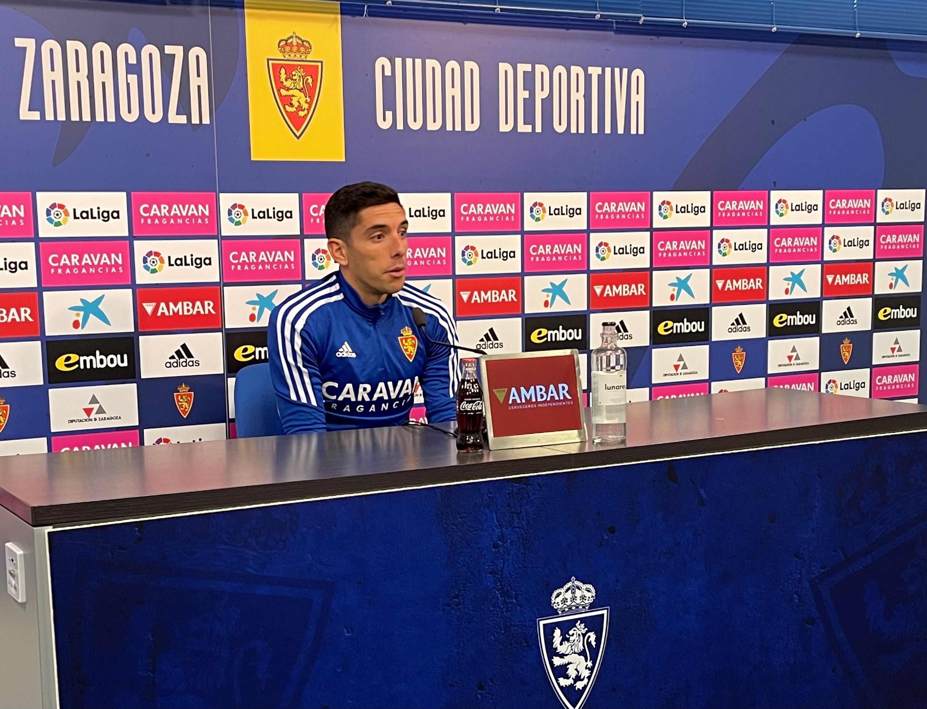 Fran Gámez, durante su comparecencia en la sala de prensa de la Ciudad Deportiva