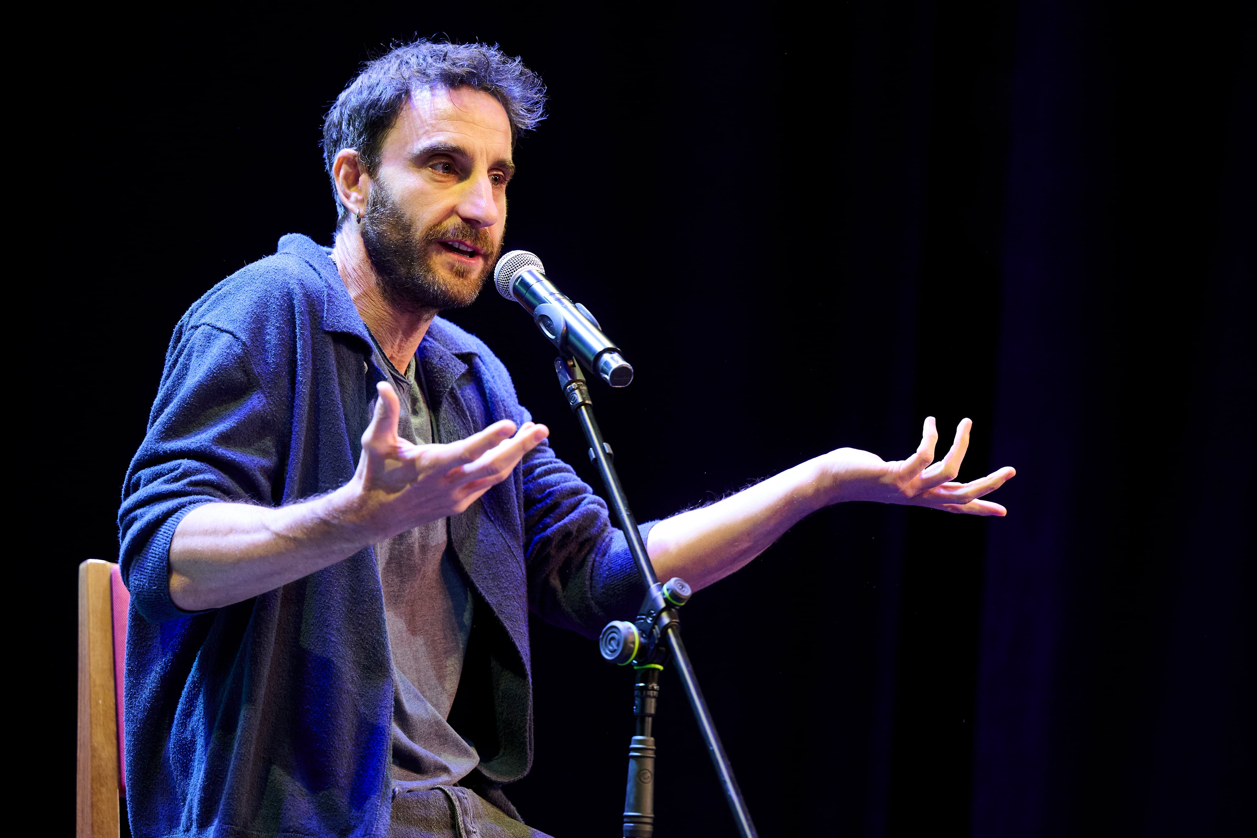 MADRID, SPAIN - JANUARY 13: Spanish actor Dani Rovira attends to the presentation of his theatre play "Vale La Pena" at Teatro La Latina on January 13, 2025 in Madrid, Spain. (Photo by Borja B. Hojas/Getty Images)