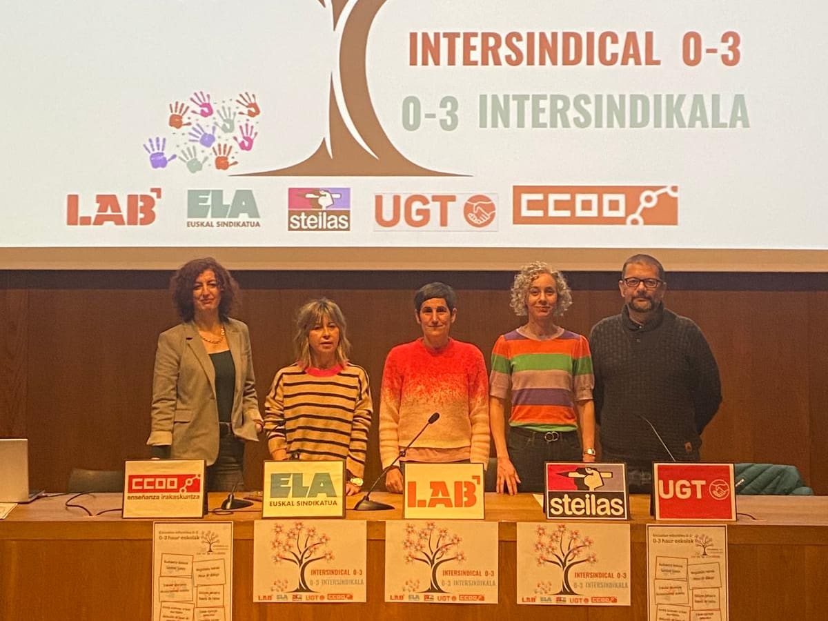 Sindicatos de Educación piden que el departamento se encargue de la gestión de los centros 0-3 en Navarra