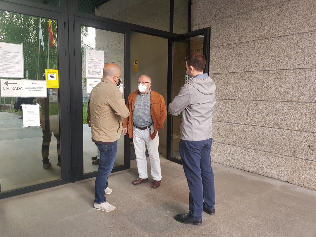 Portela, este miércoles antes de entrar en los juzgados.