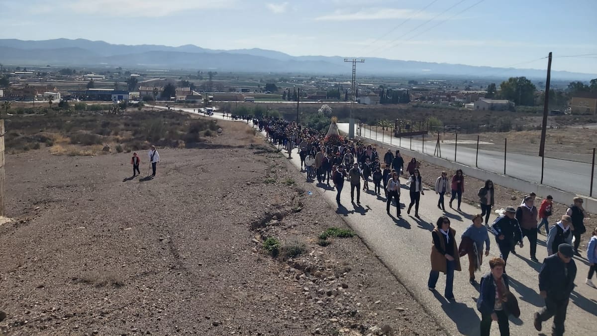 Romería de la Virgen de la Salud en la pedanía lorquina de La Hoya.