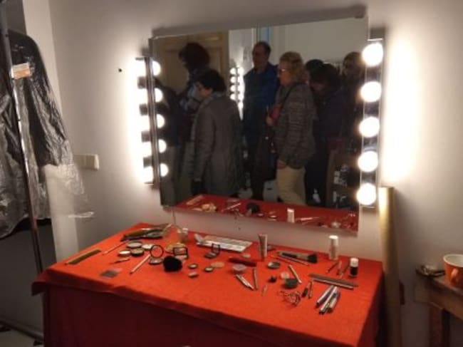 Uno de los camerinos del Lara.