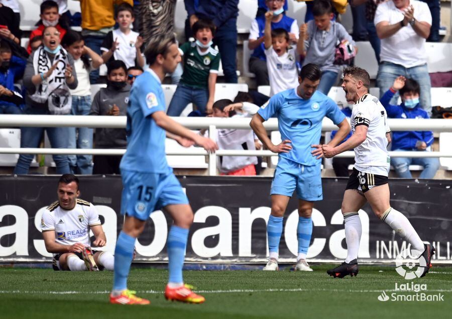 Juanma celebrando el gol en una imagen de La Liga