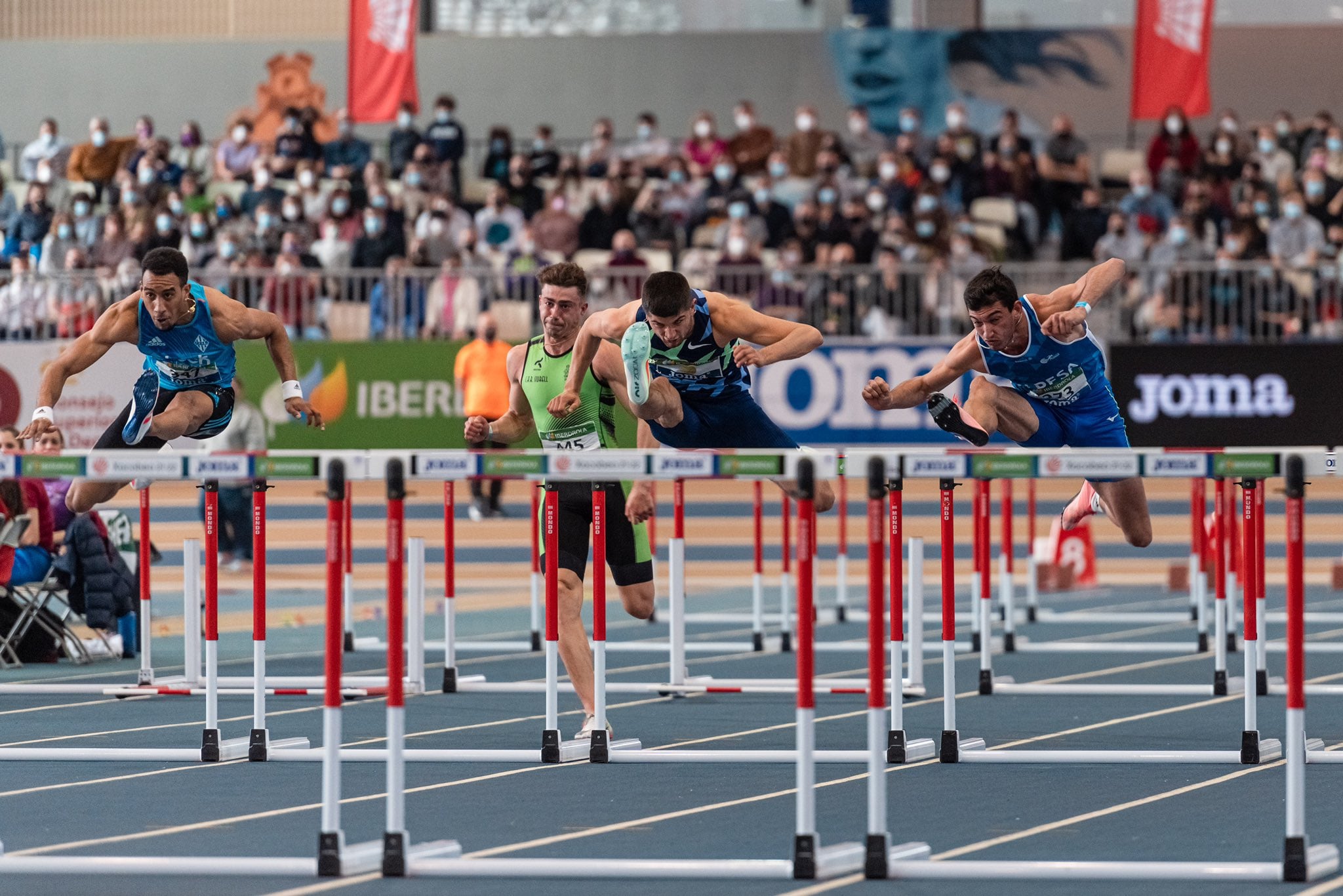 Orlando Ortega, Asier Martínez y Quique Llopis en la final