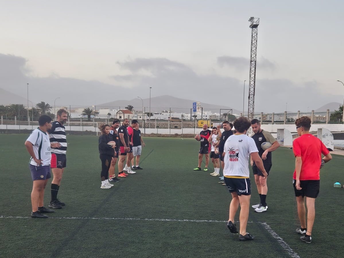 Primeros entrenamientos del Lanzarote Rugby Club.