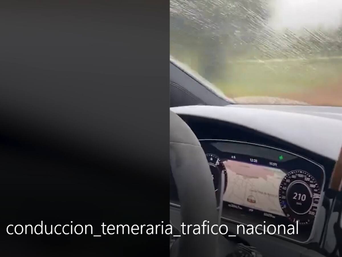 Dos investigados, uno menor, por conducir a más de 200 kilómetros por hora