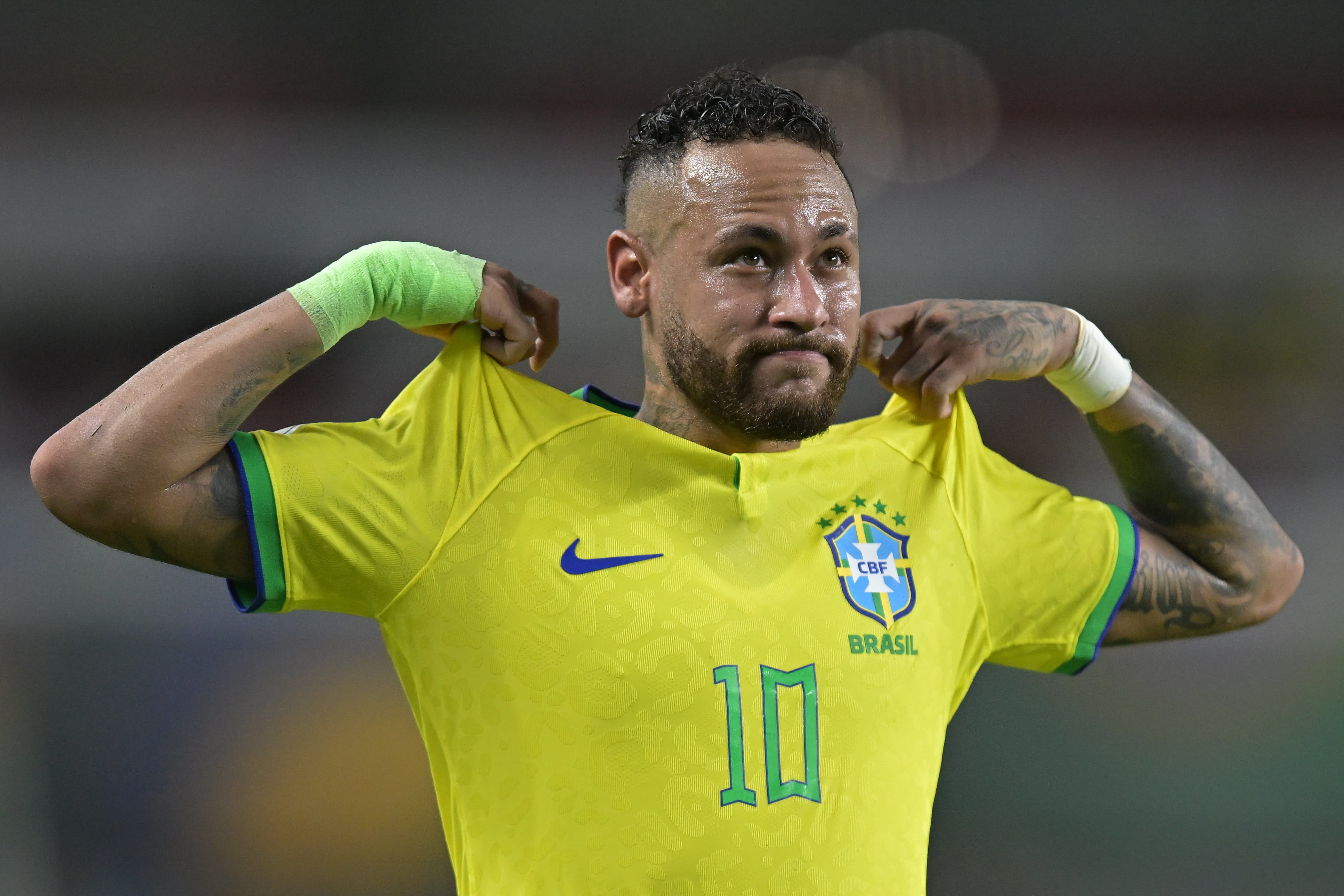 Neymar Jr en un encuentro con Brasil