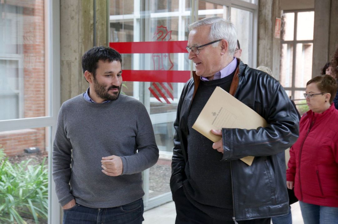 El conseller de Educación, Vicent Marzà, se ha reunido este miércoles con el alcalde de València, Joan Ribó.