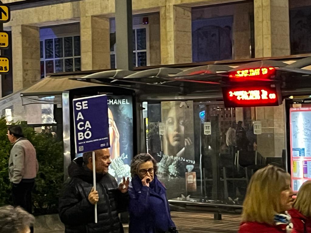 Manifestación 25N en Logroño