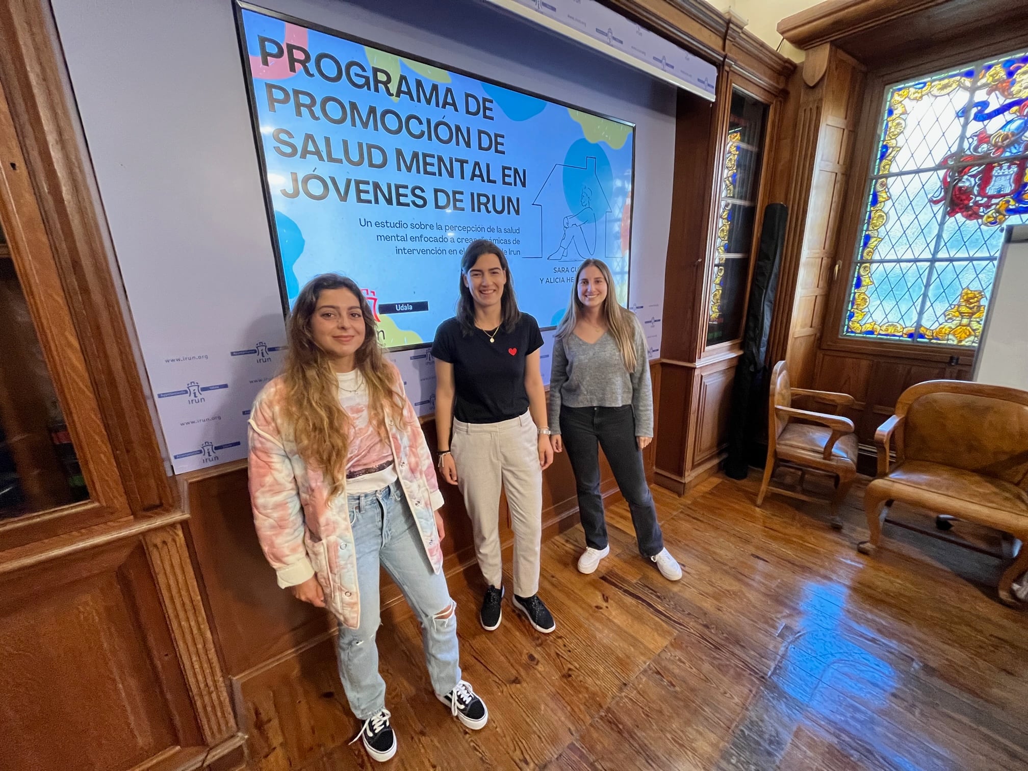 Alicia Herrero, Nuria Alzaga y Sara Gual