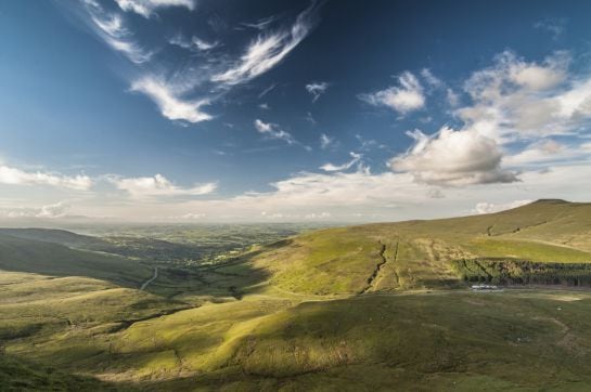 Paraje en el parque nacional de Brecon Beacons, en Gales